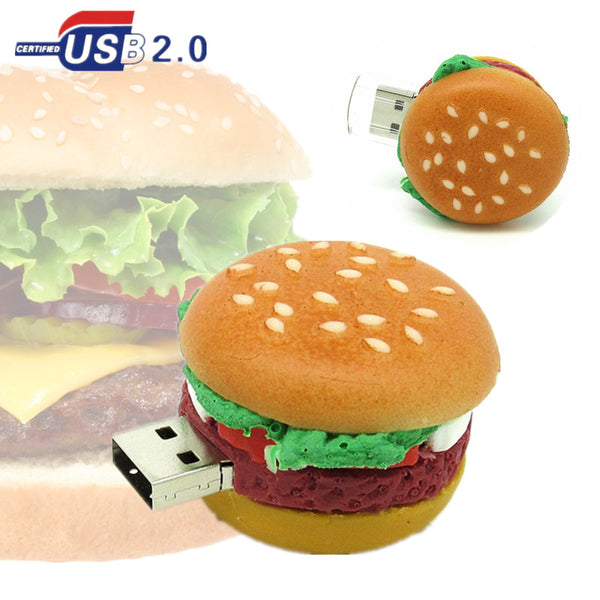 Hamburger USB Flash drive 4G 8GB 16GB 32GB